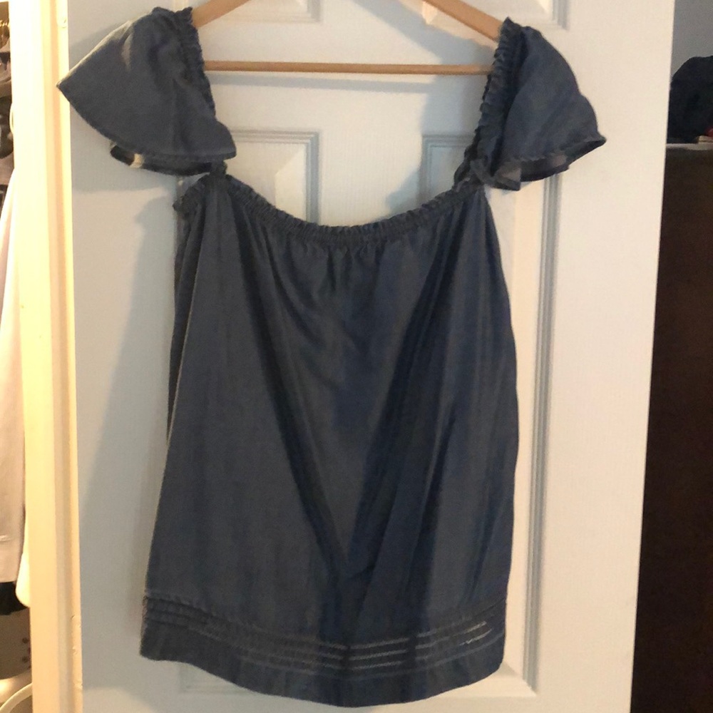 PAIGE Denim Boho Top